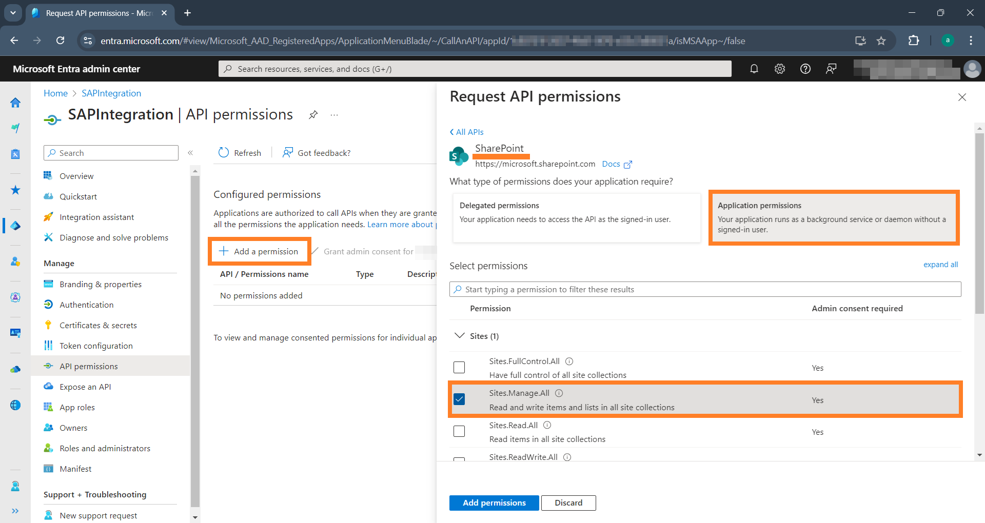 MS Entra ID API: API Persmissions 2